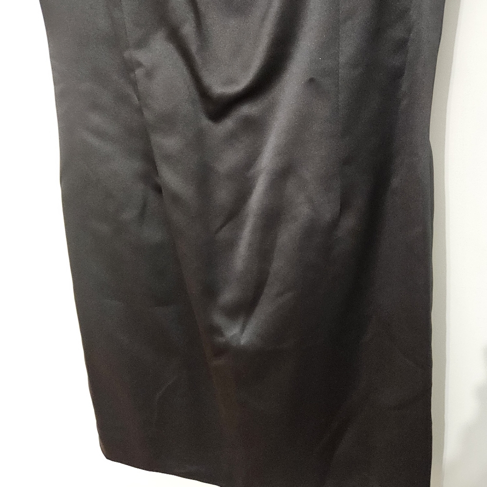 TRIO NY Black Sleeveless Sheath Dress Size 10 Classic Cocktail Little Black - Picture 5 of 13